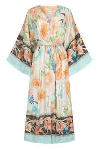 spell - painters garden gown - seafoam