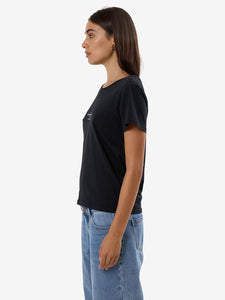 thrills - acclaim everyday tee - washed black