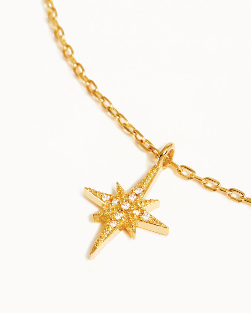 by charlotte - starlight necklace - gold