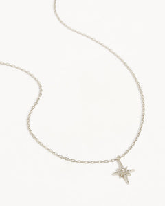 by charlotte - starlight necklace - silver