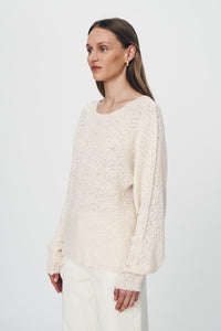 rowie the label - sonya knit jumper - creme