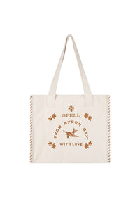 spell - holiday tote bag - rope