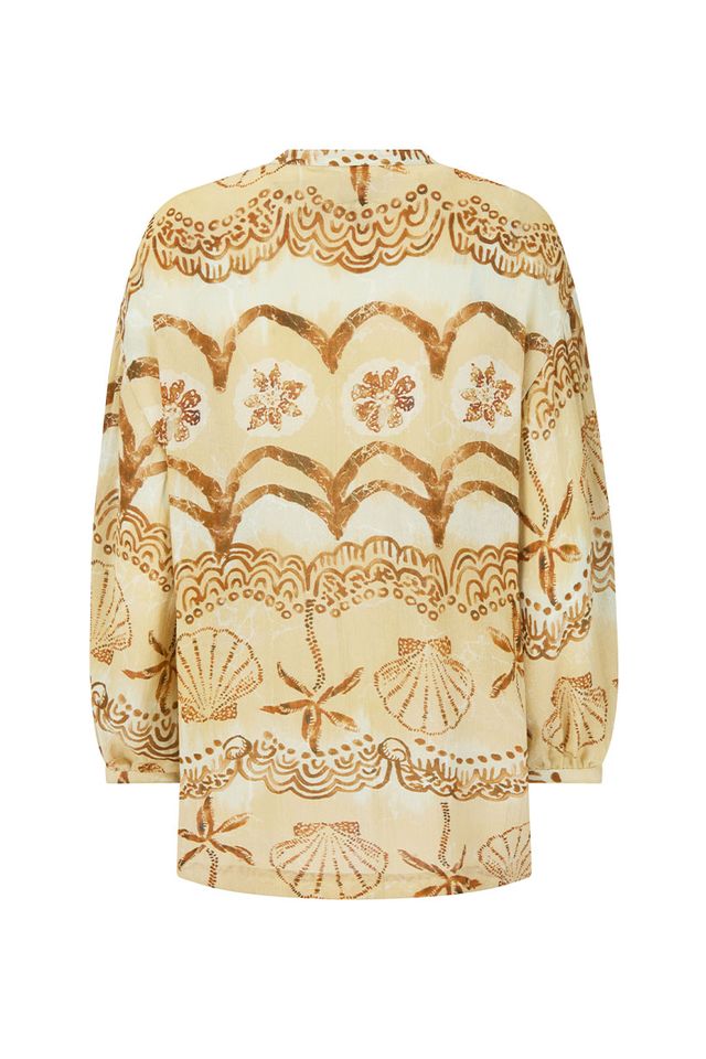 spell - mermaid cove shirt - tan