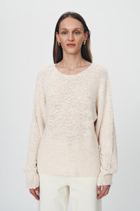 rowie the label - sonya knit jumper - creme