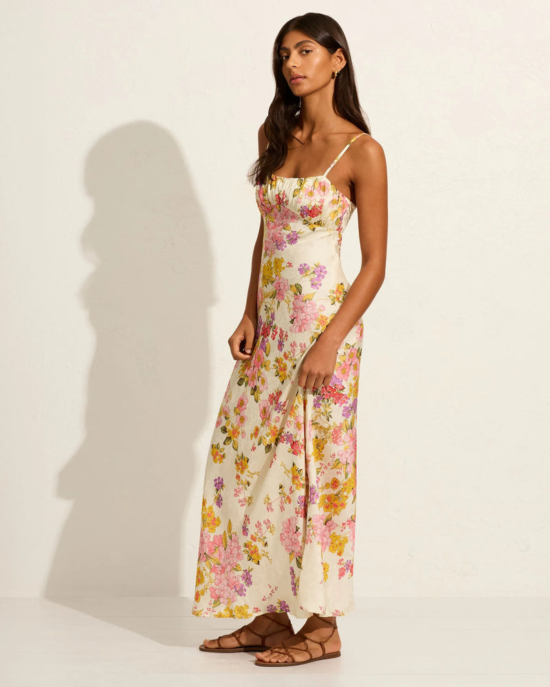 auguste - lavinia maxi dress - off white