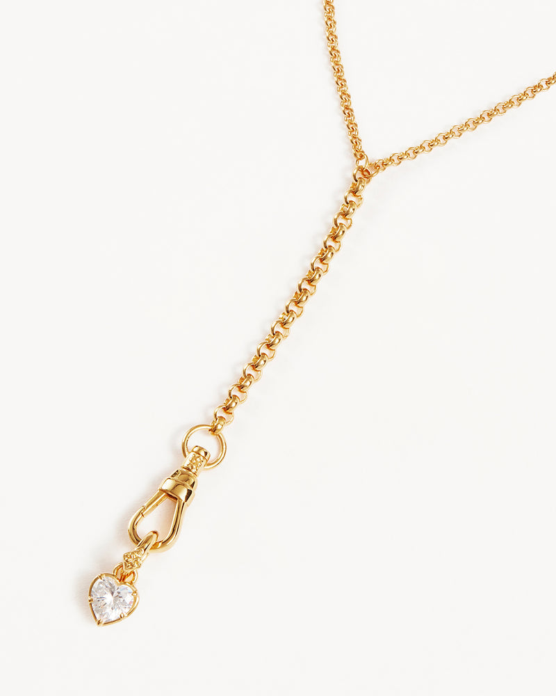 by charlotte - radiant heart annex link pendant - gold