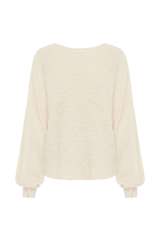 rowie the label - sonya knit jumper - creme