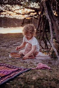 wandering folk - miimi & jiinda collab picnic rug - miinggi jaantmili