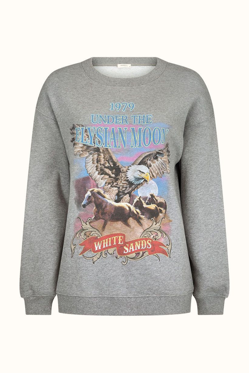 spell - elysian sweatshirt - grey marle