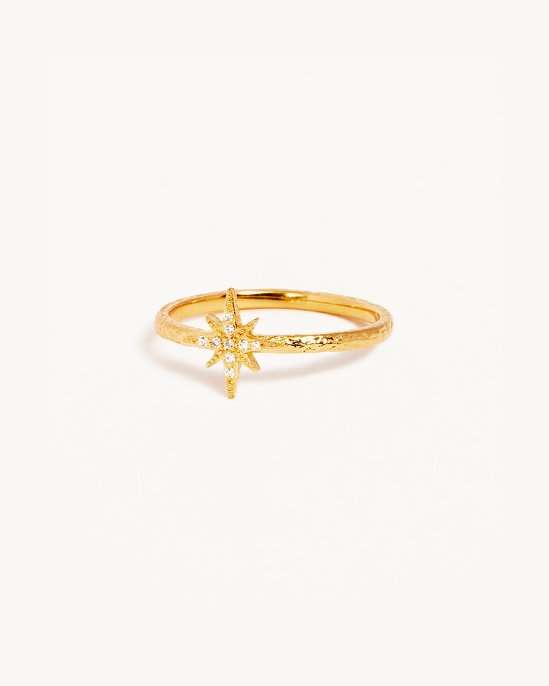 by charlotte - starlight ring - gold