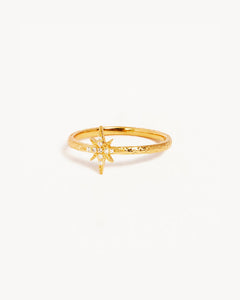 by charlotte - starlight ring - gold