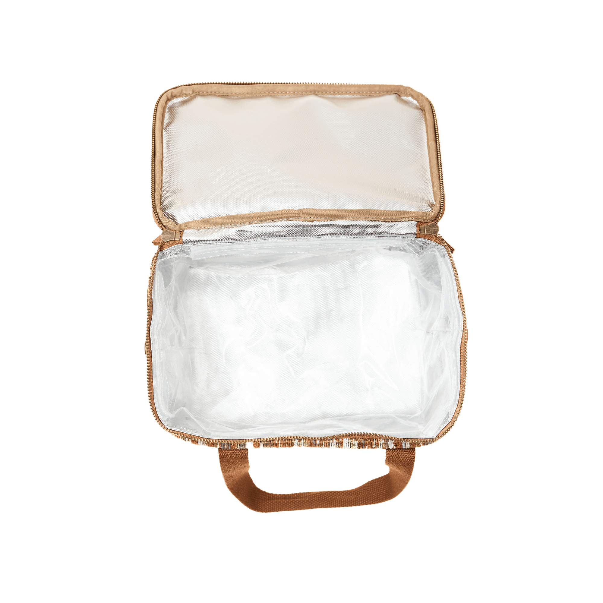 wandering folk - cord large cooler bag - chocolate