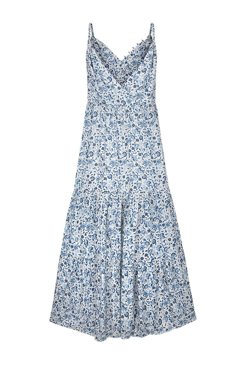 spell - sunshine bandit strappy gown - chambray