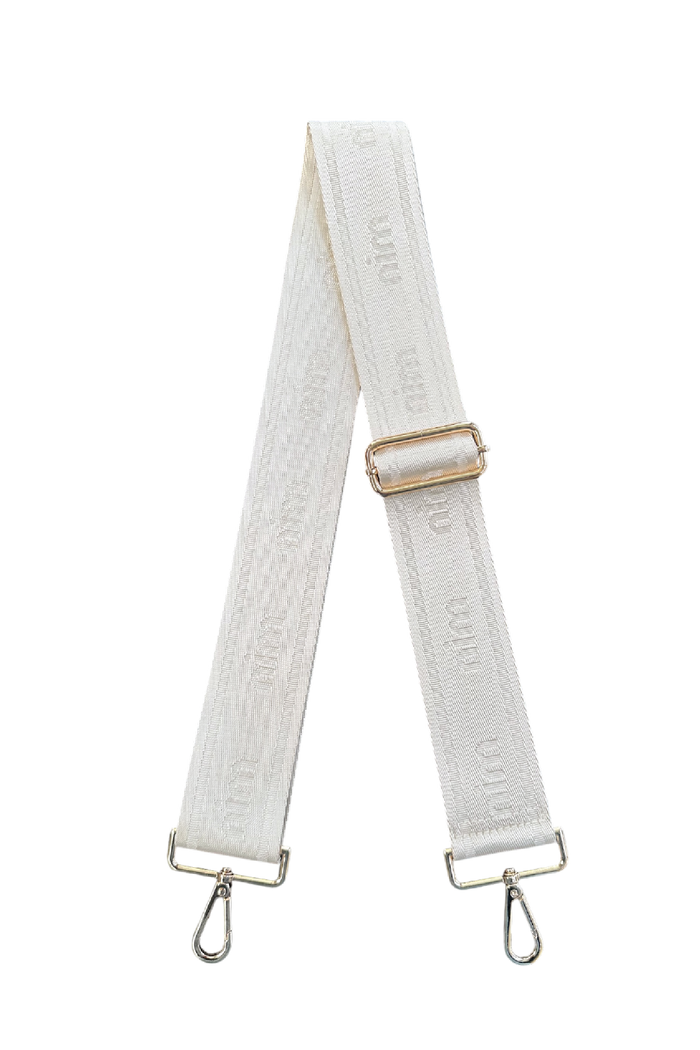 nim the label - shoulder strap - creme/gold mono