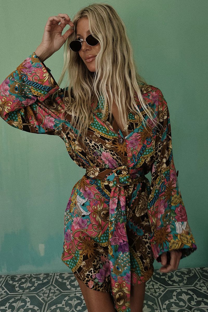 spell - lovers & dreamers blazer dress - cosmos pink