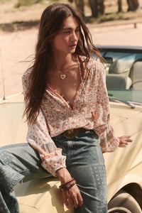 spell - sunshine bandit blouse - desert sage