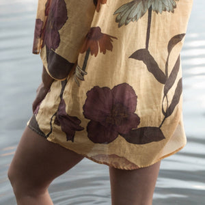 wandering folk - glades over swim shirt - chamomile