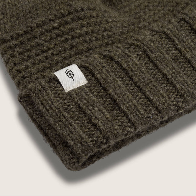 will and bear - tasman beanie -  moss