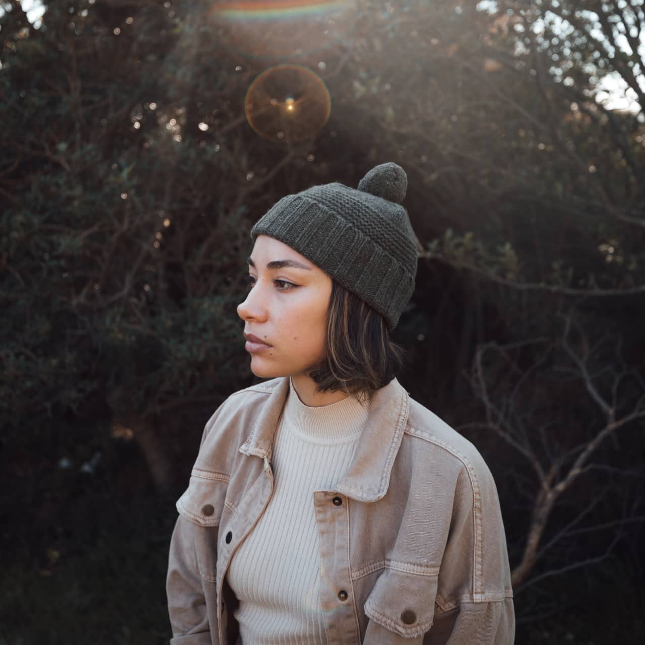 will and bear - tasman beanie -  moss