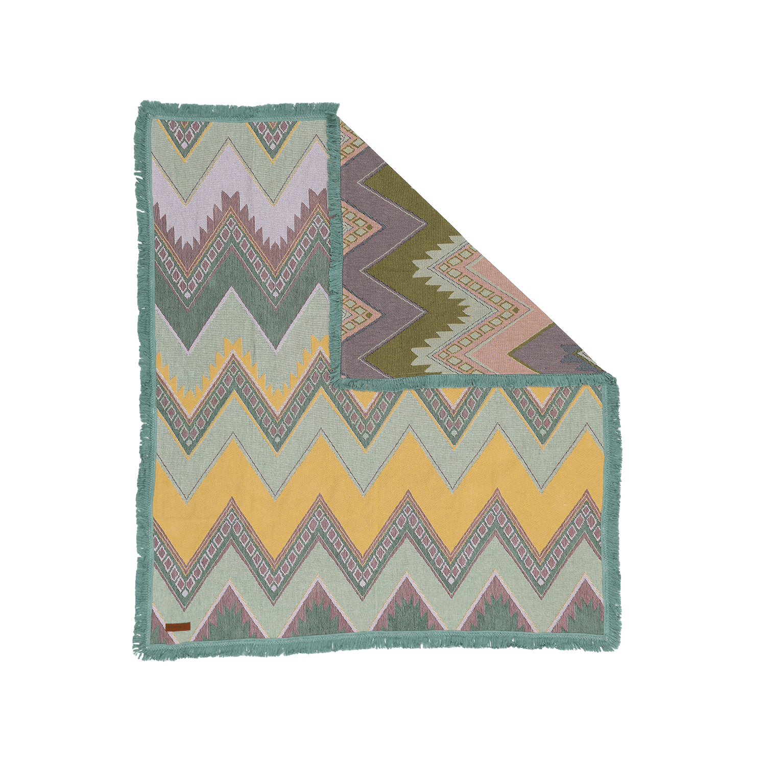 wandering folk - jagger throw - mint