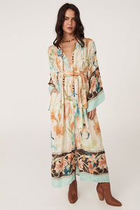 spell - painters garden gown - seafoam