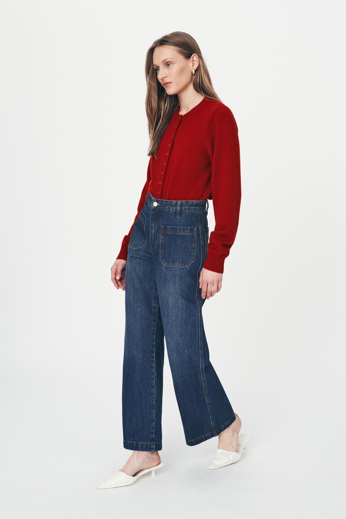 rowie the label - jahmain straight jeans - classic indigo
