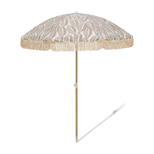 salty shadows - kurrajong umbrella - beige print