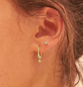 by charlotte - luminous earrings - gold