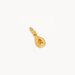by charlotte - with love birthstone pendant - gold