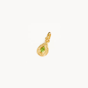 by charlotte - with love birthstone pendant - gold